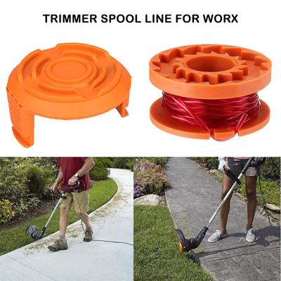 Trimmerspolelina För Worx WG154 WG163 WG180 WG175 WG155 WG151 WG160 Sladdlös Grästrimmer Klippare Gräsklippare Ersättningsverktyg