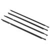 4Pcs Window Seal Weatherstrip 75720 42030 Black Waterproof Sturdy Window Weatherstrip Belt Kit For RAV4