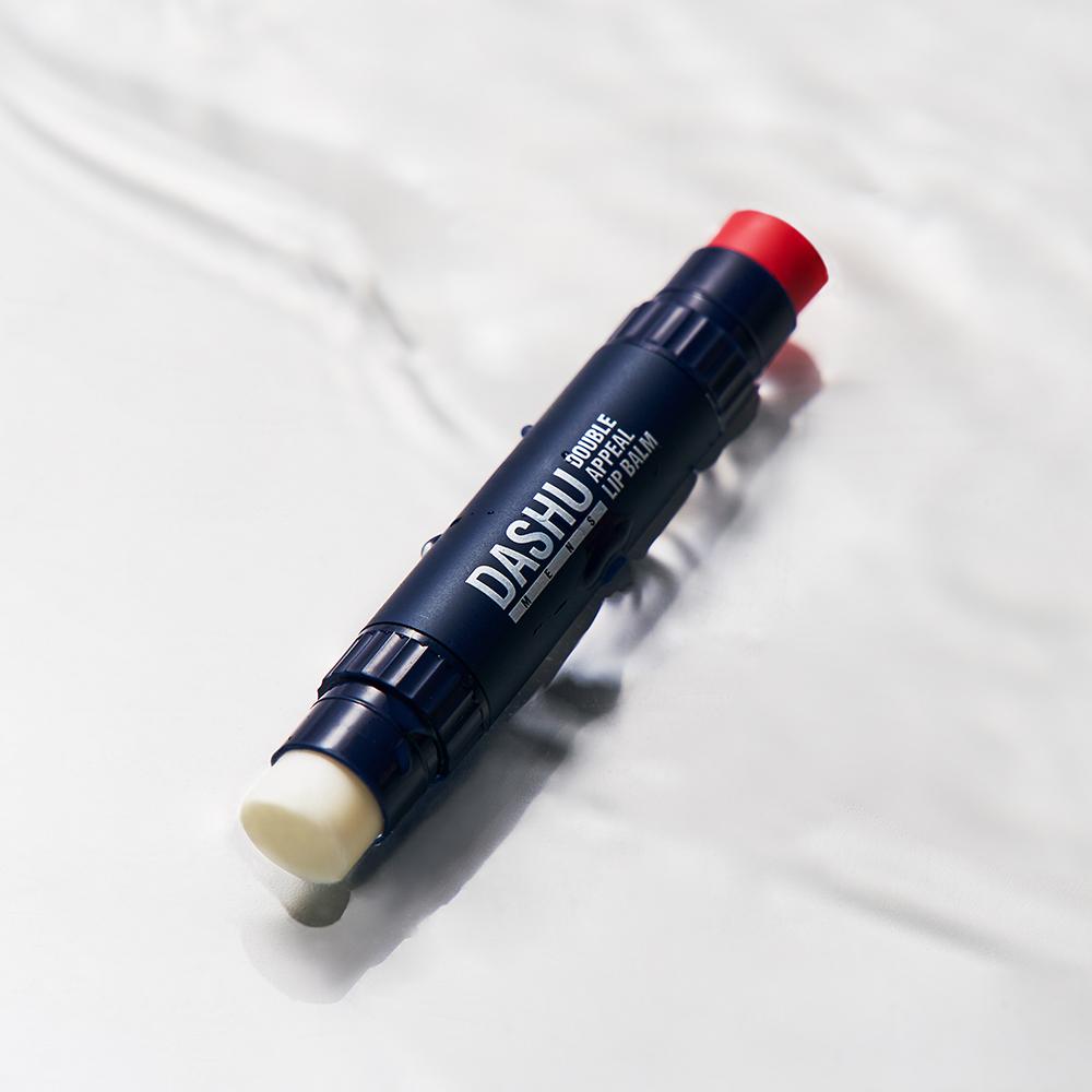 DASHU Mens Double Appeal Lip Balm 4.8g - Strawberry Scent + Unscented men, Korean