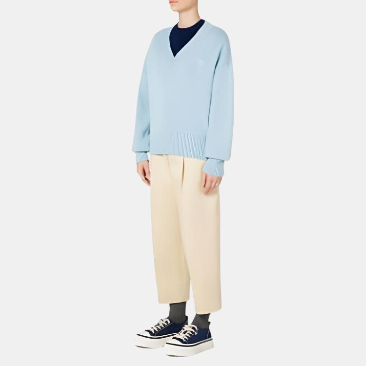 Ami Paris Ami De Coeur V neck Jumper UKS208016-464