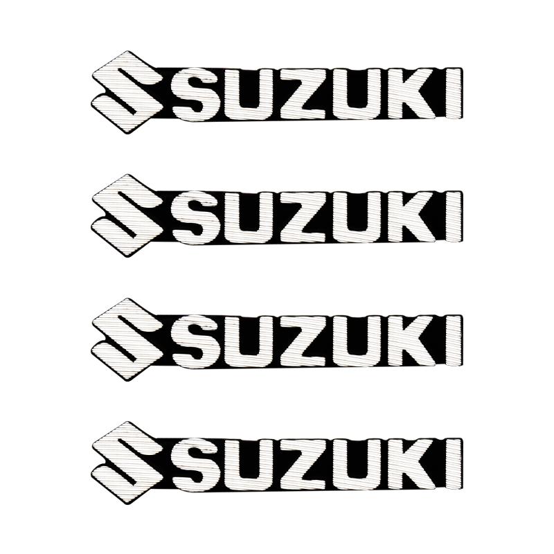 S Logo Car Styling Audio Decorate 3D Aluminum Badge Emblem Sticker Accessory For Suzuki Grand Swift Jimny Vitara Baleno SX4 Alto