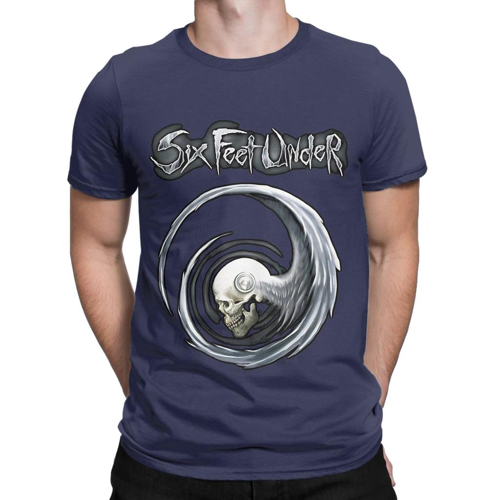 Six Feet Under Band Musikgenre Death Metal Death Roll Shirt Grafik 100% Baumwolle T-Shirt Six Feet Under T-Shirts Oberteile Für Unisex