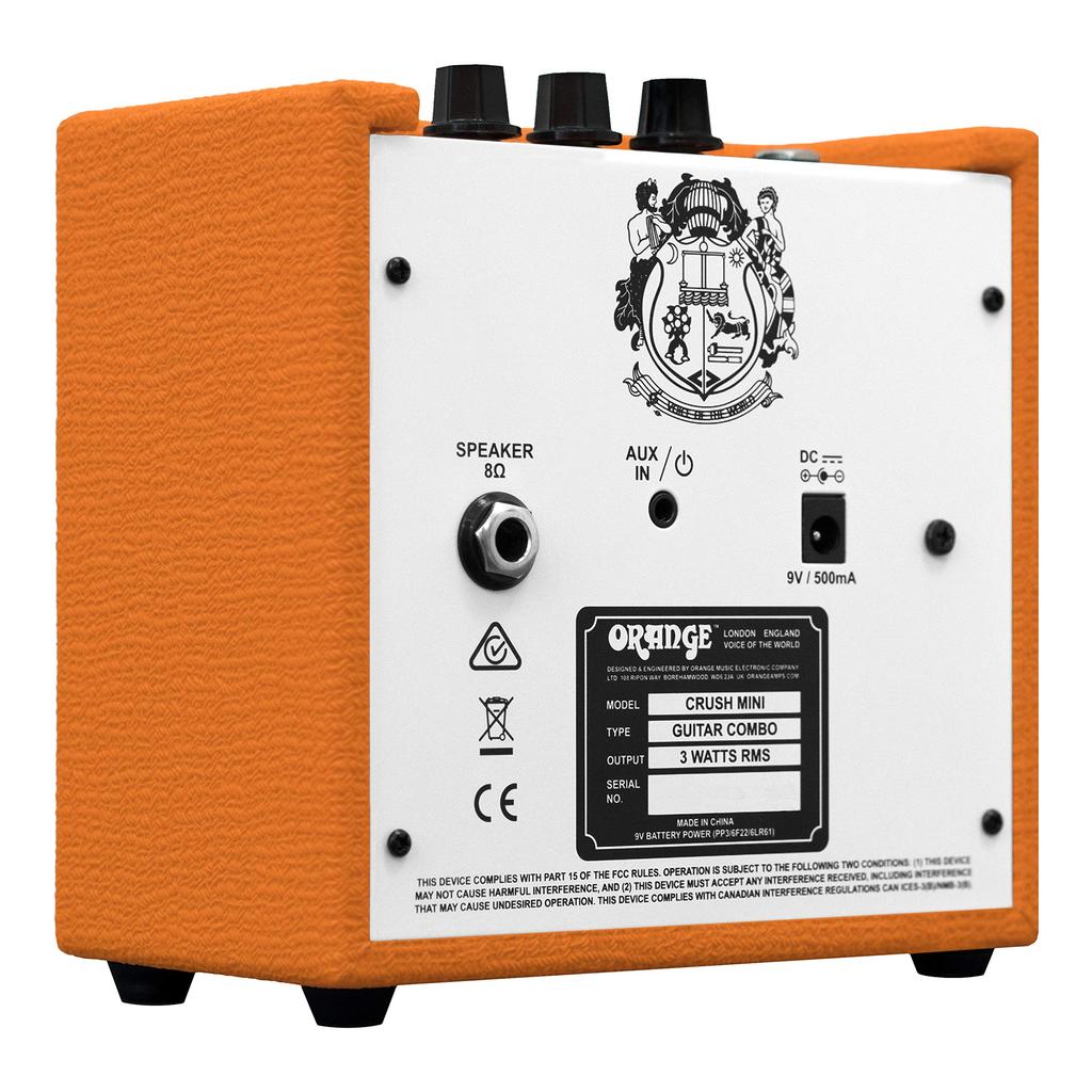 Orange Crush MINI Orange Guitar Amplifier Mini Amplifier CRUSH-MINI-OR