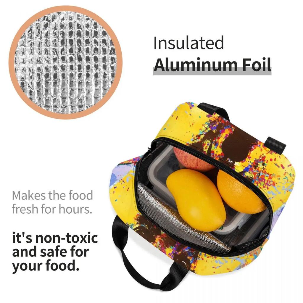 Custom Jack Russell Terrier Lunch Bag Men Women Cooler Thermal Insulated Lunch Box for Children School