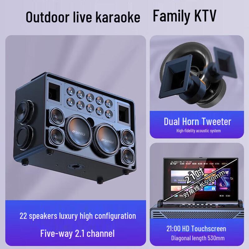 Shanshui C2 Portable KTV Audio System