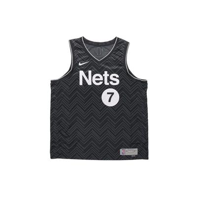 Camiseta de Baloncesto Retro de la NBA Edición para Aficionados Temporada 2020-2021 Kevin Durant No. 7 Camisetas de Hombre Negro CW6804-010