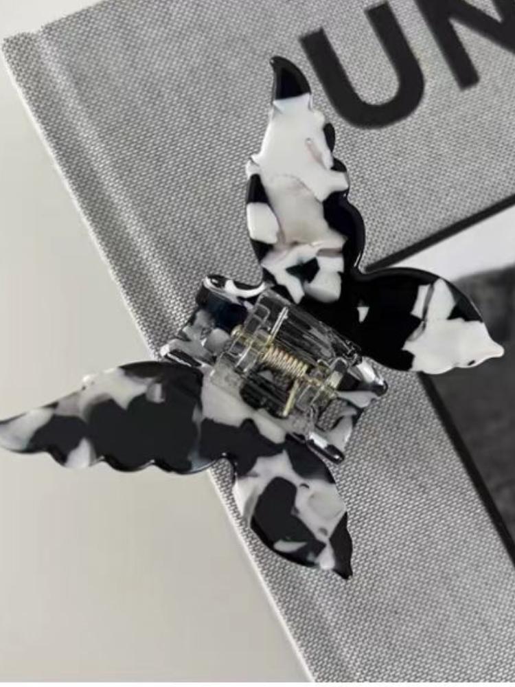 France Sweet New Solid Bow Hairpin Women Fashion Brief Contrast Color Grasping Clip Female Elegant Korean Cute Colour Hair Decorations Girl