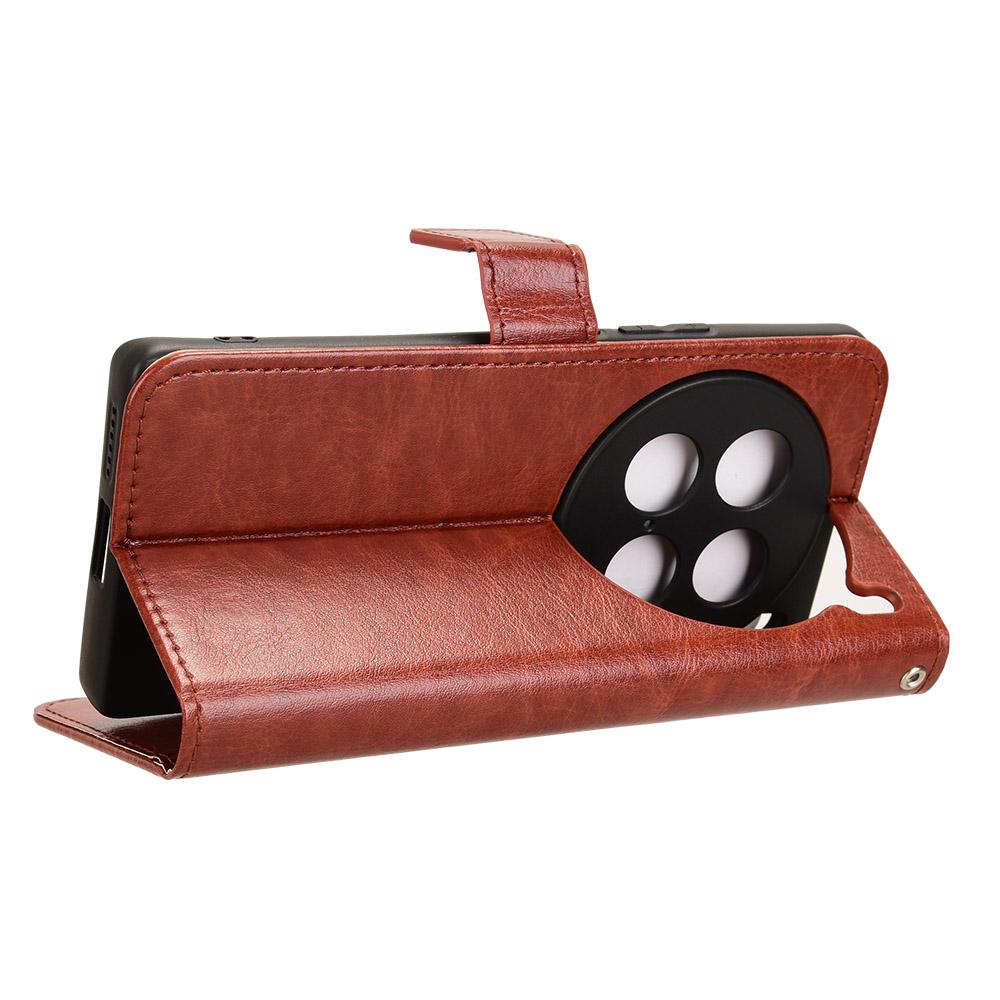 For vivo X100 Ultra 5G Protective Case Leather Wallet Phone Cover Crazy Horse Texture