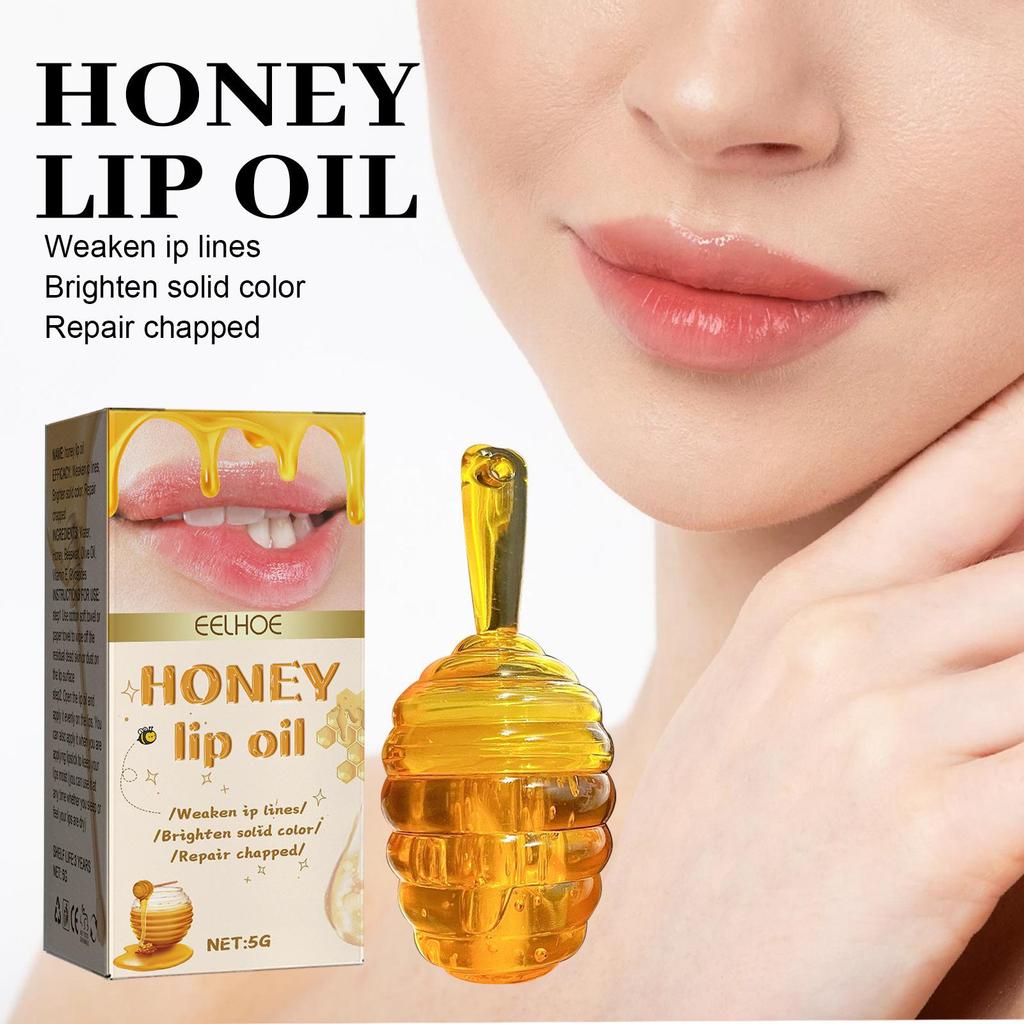 EELHOE Honey Lip Oil: Moisturizes, Gently Cares for Dry or Peeling Lips