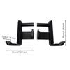 Rack de musculation Haches J Noir Mat Renforcé pour Haltérophiles, Athlètes
