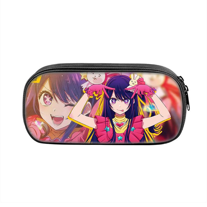 Oshi No Ko Kids Pencil Case With Large Capacity For School Storage And Stationery Organization