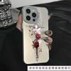 Cross Rose Is Suitable for Apple 16plus Mobile Phone Case iPhone15 New Protective Case 14 Europe, America and 13 Premium.