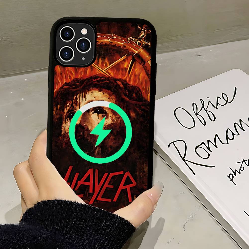

S-Slayers Band Phone Case For IPhone 17 16 15 14 13 12 11 Pro Max For Magsafe Wireless Charger Cover iPhone 16