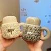 Souvenir Mädchen Niedliche Keramiktasse Katze Wasserbecher Kreative Praktische Tasse Herren Kaffeetasse Geschenk
