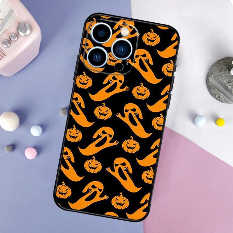 iPhone16 Mobile Phone Case Ghost, Cute, Scary Mobile Phone Case, Painted Anti-drop for Anti-drop Mobile Phone