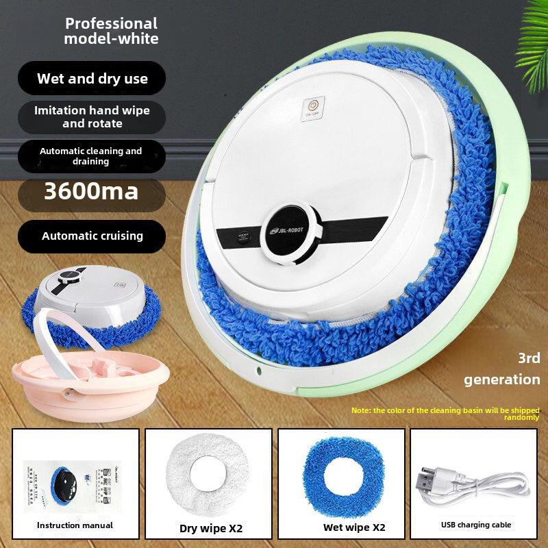 Rechargeable Hands-Free Smart Mop Robot - Fully Automatic Household Cleaning Appliance
