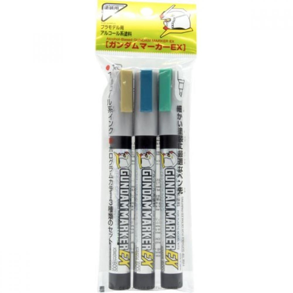 

Gsi Creos Xgms200 Gundam Marker Ex Hologram Marker Set Of 3 [plastic Model Paint]