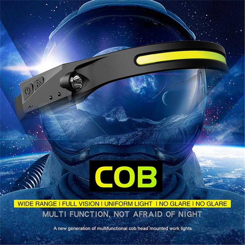 Details about / 3 Modes Head Light LED Headlamp Rechargeable COB headlight flashligh Tourch Lamp