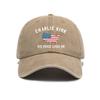 Fashion and casual American printed washed old soft top sunshade baseball cap Unisex baseball cap