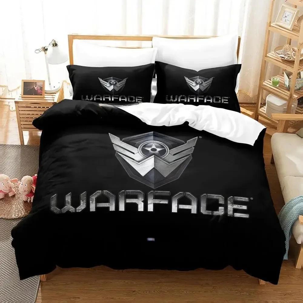 3d Anime Game Warface Breakout Bedding Set Printed Bed Set With Pillowcase Duvet Cover Soft Single Double Queen Super King Size