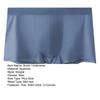 Men Boxer Underwear Elastic Mid-Waist Design Solid Color Shorts Briefs U-Convex Thin Soft Panties Daily Wear