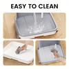 Dog Potty Dog-Specific Pee Tray Anti-Stepping Waste Sand Box for Small Dogs/Puppies Teddy Drawer-Style Poop Tray Pet Supplies