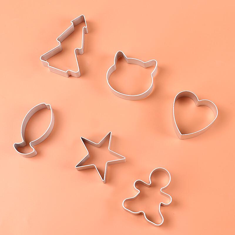 Stampi per Biscotti Cartoni Animati Baijie Fai da Te Set da 6 Pezzi