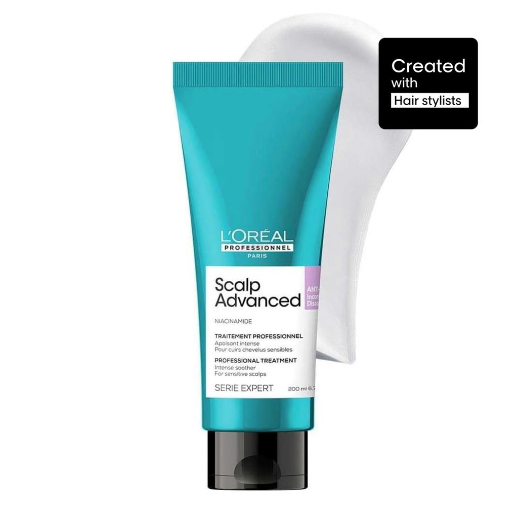 L'Oréal Professional Scalp Superior Treatment 200ml: Scalp care, for sensitive scalp, relieves discomfort, moisturizes, lightweight finish.