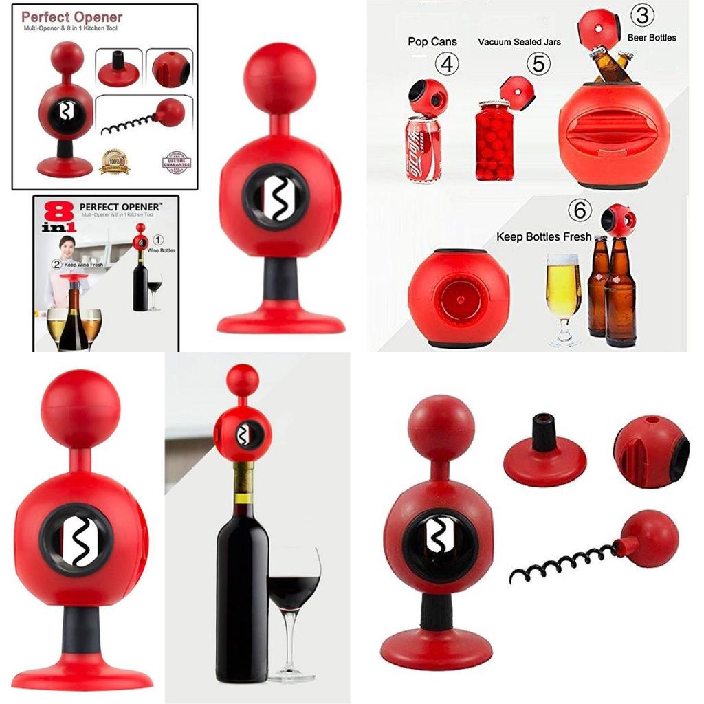 Home Use Multifunction Wine Opener With Plastic Material For Red And Old Wine Bottles