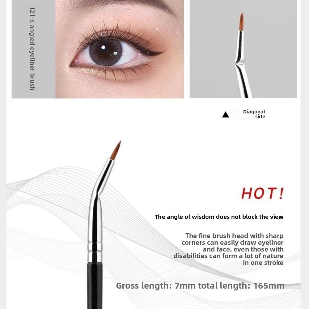 Natural Effect Scalloped Eyelash Eyebrow Brushes Soft Bristles Lash Separator Tool  For Women