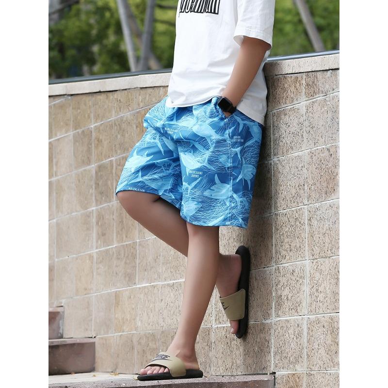 Shorts décontractés d'été hommes Shorts de plage respirants mode pantalons courts de sport confortables avec poches pour le surf plage Shorts à séchage rapide pantalons