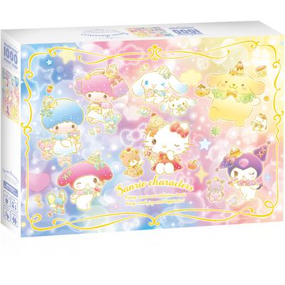 Rompecabezas de postre brillante con personajes de Sanrio para niños SAN-A10-017, rompecabezas populares coreanos