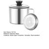 Contenitore Brocca in Acciaio Inossidabile per Olio con Filtro Lattina per Conservazione Olio da Cucina Gadget da Cucina per Conservazione Olio da Cucina Filtraggio