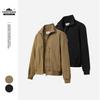 Retro Men's Autumn Workwear Jacket - Tough Guy Style, Stand Collar Windbreaker Flight Jacket CJ03