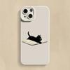 Cartoon Mischievous Cat Silicone Phone Case For  Mi 13 12 11T 12T 12X 11 Lite 5G NE Poco F5 F3 X5 X3 X4 Pro 5G Soft Cover