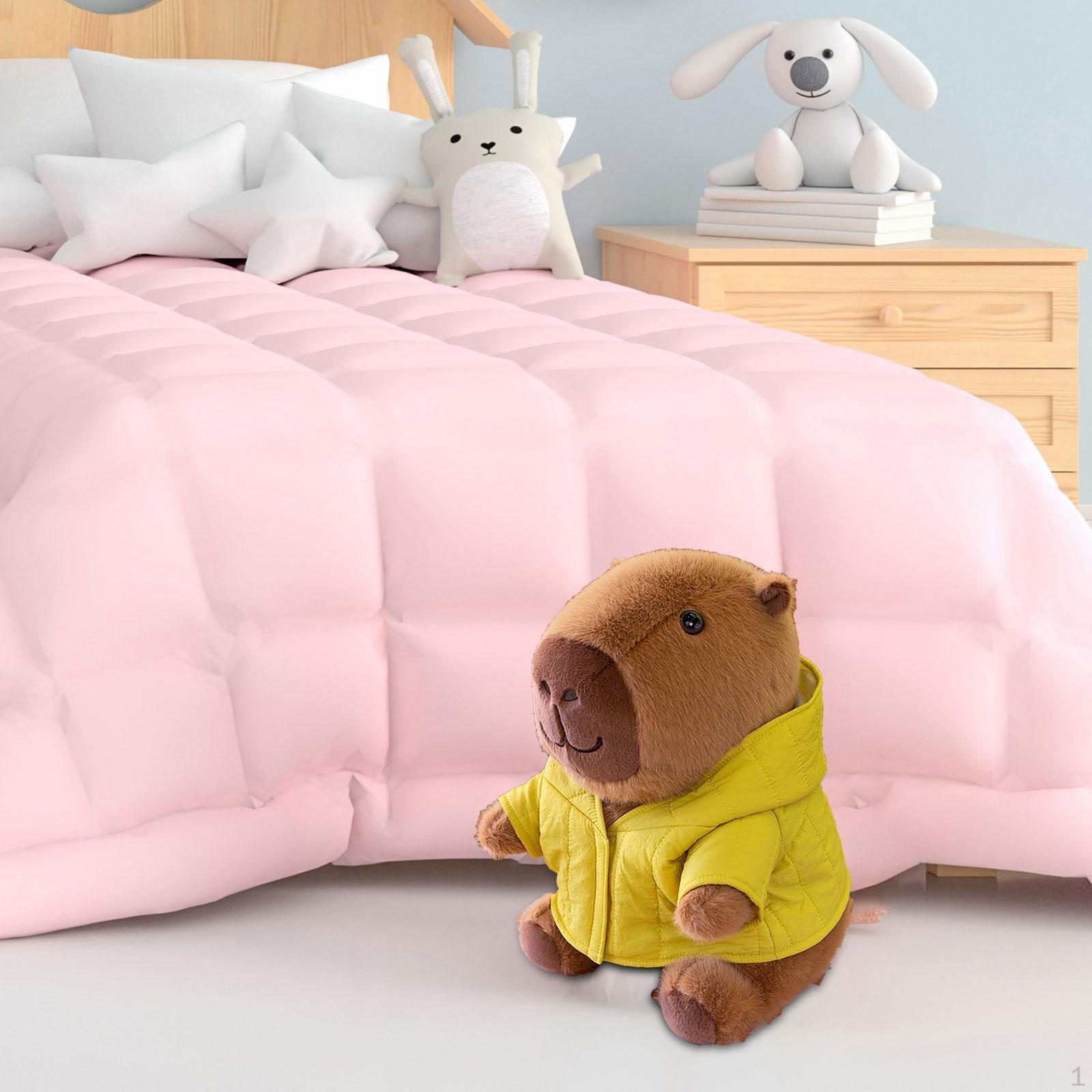 

Капибара плюшевая игрушка кукла декор детской комнаты животное чучело милая семья взрослые жёлтый