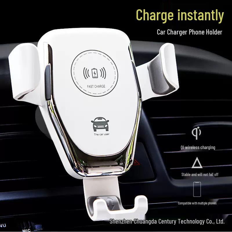 Automatic Gravity Wireless Car Charger & Phone Holder with Air Vent Mount, 10W/15W Fast Charging