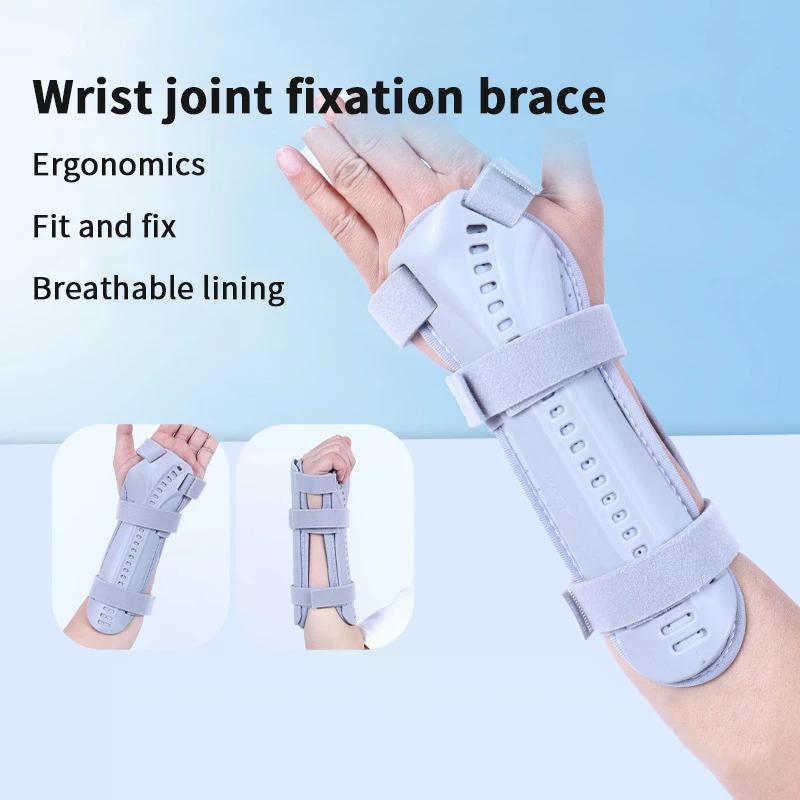 Zweiseitige Kompressionsschiene Handgelenkstütze Bequeme Atmungsaktive Fixierende Handgelenkbandage Handgelenkschiene Fraktur Rehabilitation