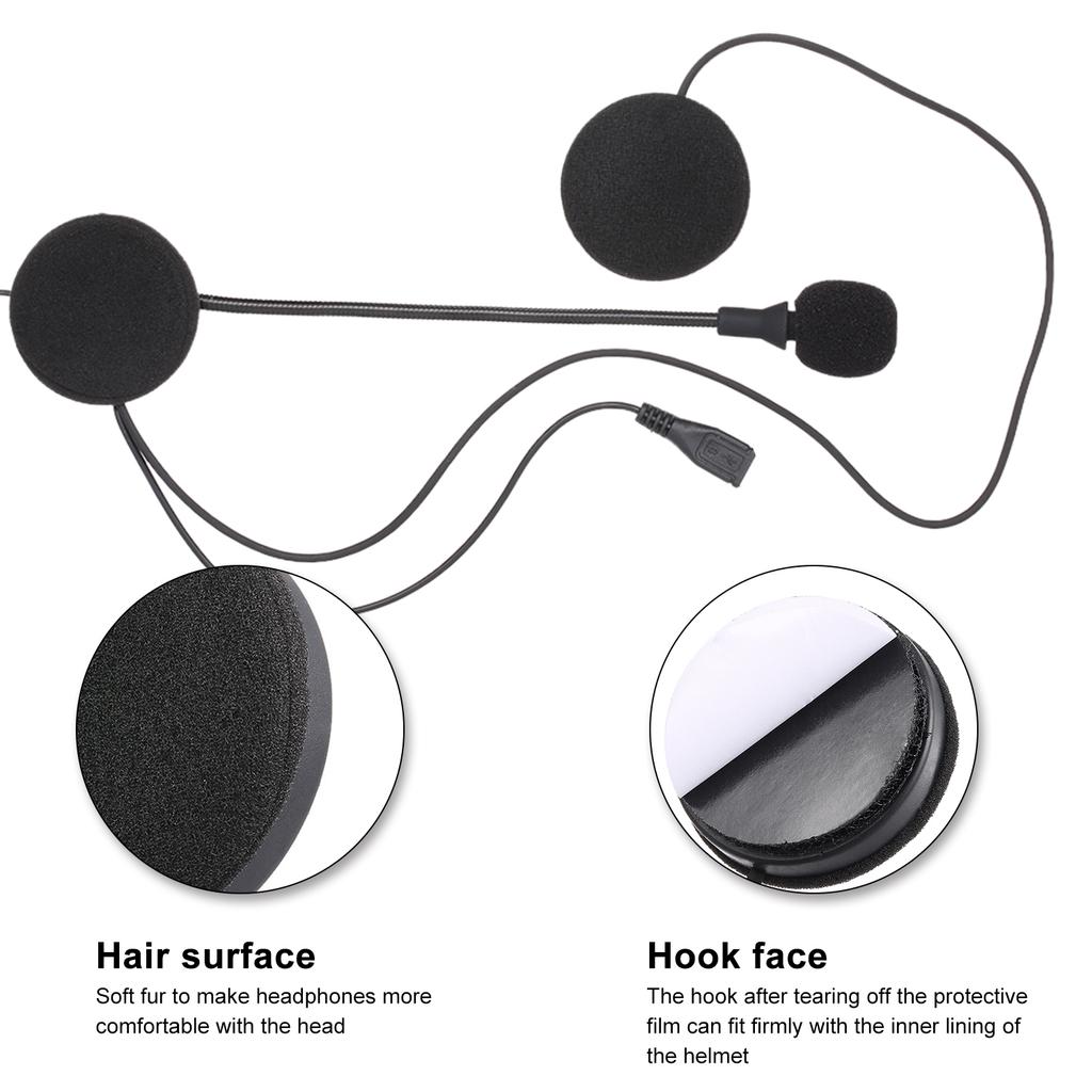 Casque de moto Casque Bluetooth 4.0 + EDR Casque sans fil Écouteurs mains libres avec