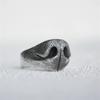 Creative Funny Ancient Silver Animal Dog Nose Adjustable Opening Rings for Women Personality Design Jewelry Gifts