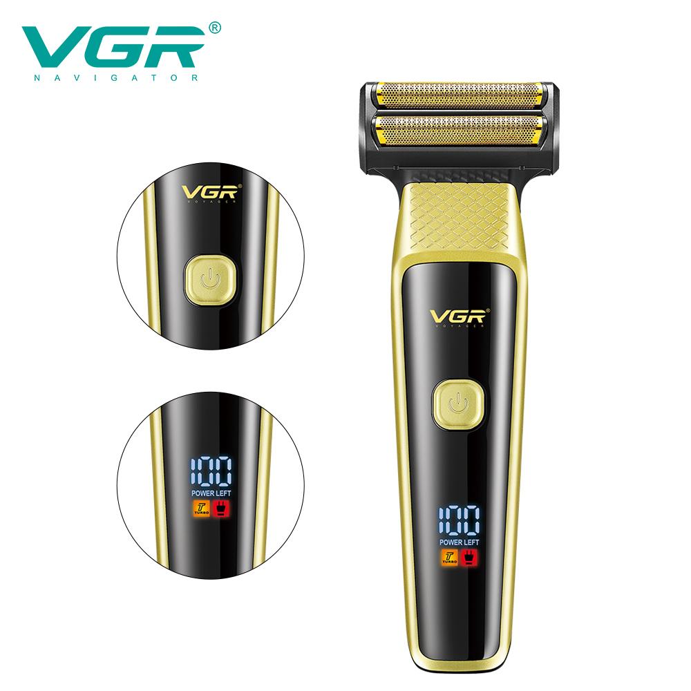 VGR V-366 3-in-1 Hair Trimming Set Electric Hair Clipper Nose Hair Trimmer Men's Shaver Cleaning and Hair Removal Machine Waterproof and Long-lasting