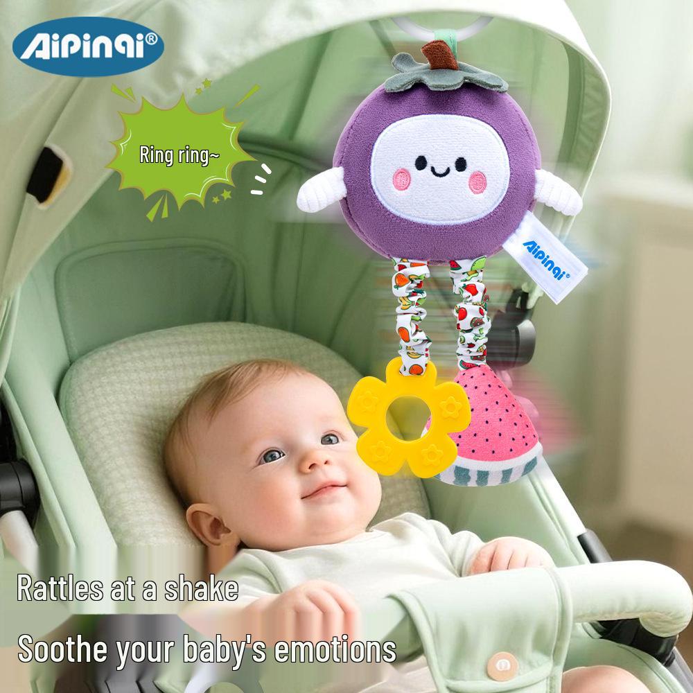 2026 New Style Cross-Border Baby Stroller Fruit Plush Soothing Crib Toy