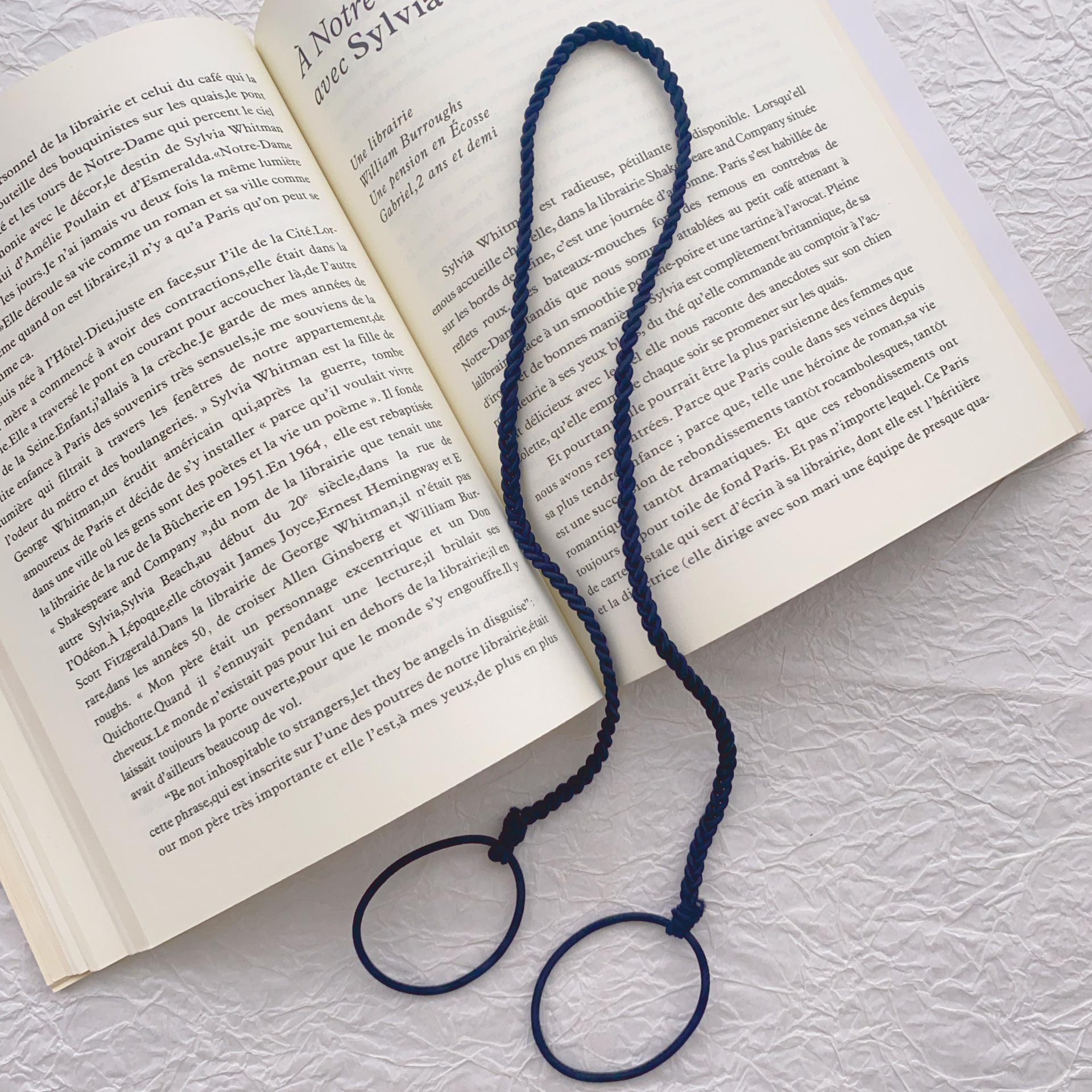 Versatile Women s Cross-Color Braided Elastic Hair Tie Ponytail Holder чёрный