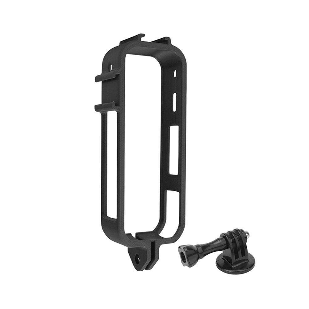 For Insta360 X5 Camera Quick Release Expansion Frame w/Cold Shoe 1/4' Threads Mount Magnetic Protective Cover Cage Accessories