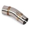 Motorcycle Exhaust System Stainless Steel Muffler Midder Link Pipe With DB Killer For Kawasaki Ninja 250 400 z250 z400 2017-2025