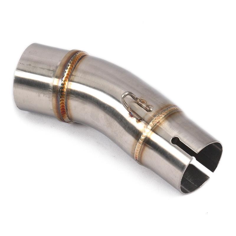 Motorcycle Exhaust System Stainless Steel Muffler Midder Link Pipe With DB Killer For Kawasaki Ninja 250 400 z250 z400 2017-2025