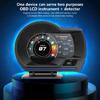 Digital Dashboard Instrument Car Windshield Display Unit Adjustable Mount OBD System Integration Measurement