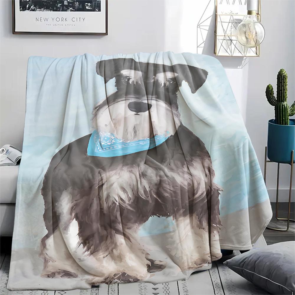 Cute Puppy and Kitten Print Flannel Blanket,High Quality Comfortable for All Seasons,Home Decor,Warmth and Comfort,Perfect for Christmas Gifts