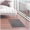 Les Trésors De Lily [R2499] - 'Boho' Black Beige Cotton Rug - 90x60 Cm
