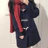 Japanese Academy Style Toggle Coat: Petite Wool and Cotton-Padded Winter Wear